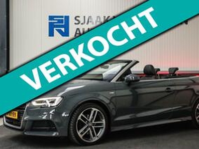 Audi A3 Cabriolet Facelift 1.4 TFSI Sport Pro Line S Line S-Tronic Automaat 1e|DLR|Virtual Cockpit|LED Matrix|Leder|Keyless|Camera