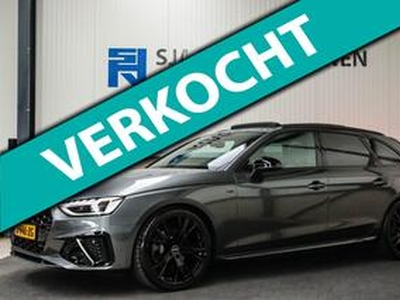 Audi A4 Avant 2.0 TFSI S line Black Edition Facelift 245pk S-Tronic! 1e|NL|DLR|Panoramadak|Virtual Cockpit|Leder|LED Matrix|Black