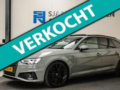 Audi A4 Avant 2.0 TFSI S line Black Edition Facelift 245pk S-Tronic! 2e|DLR|Panoramadak|Virtual Cockpit|Leder|LED Matrix|Black|19