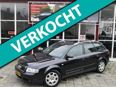 Audi A4 Avant 2.5 TDI V6 120KW 2002 Zwart ECC/Navi/VERKOCHT!