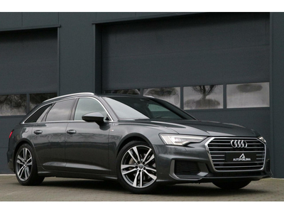 Audi A6 Avant 45 TFSI 245PK 2X S-Line VirtualCockpit Memory Sportzetels Leder Carplay Elec Trekhaak Chroom Uitstraling! BJ2020