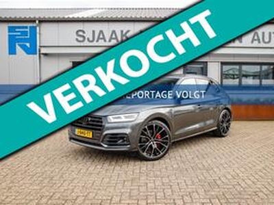 Audi Q5 3.0TFSI SQ5 Quattro S-Line 354pk Automaat 1e Eig|DLR|Kuipstoelen|Panoramadak|Virtual Cockpit|Luchtvering|Black Pack|22inch