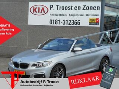 BMW 2-SERIE Cabrio 220I M Sport 184pk, Automaat, NL Auto, Lederen Bekleding, Xenon, BTW Verrekenbaar