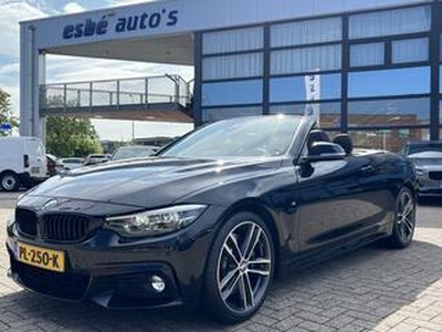 BMW 4-SERIE Cabrio 430i Automaat 252 pk M-Sport High Executive Head-Up display Navi Prof Nappa Leer Rondzichtcamera 19 Inch Velgen Nekverwarming Navi Prof Elektrische Stoelen Individual NL Auto