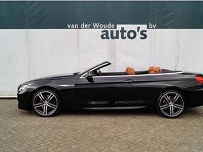 BMW 6-SERIE 640i Cabrio High Executive M-Sport -LEER-ECC-NAVI-