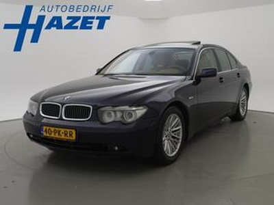 BMW 7-SERIE 745i V8 334 PK AUT. + COMFORTZETELS / SCHUIFDAK / LEDER / TREKHAAK / XENON