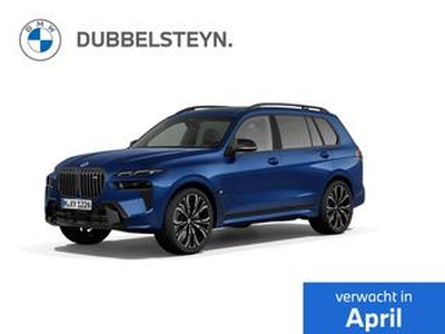 BMW X7 M60i xDrive | M-Sport Pro | 23'' | Panorama. Sky Lounge | B&W | Stoelvent. + Massage | Act. Steering | Driving + Parking Prof. | Warmte Comf. voor | Trekhaak | Soft Close | 6p.