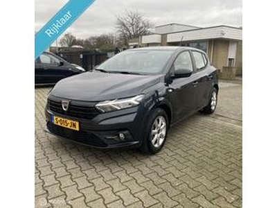 Dacia SANDERO 1.0 Comfort Airco, Camera Cruise control, Apple Radio-USB, Bluetooth, lichtmetaal