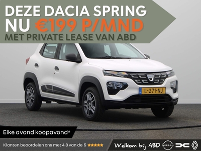 DACIA SPRING Business 27 kWh | Lederen Bekleding | CCS | Apple Carplay/ Android Auto | Navigatie | Achteruitrijcamera |