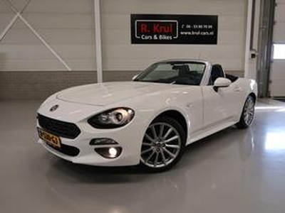 Fiat 124 Spider 1.4 MultiAir Turbo Lusso Leer Navigatie Achteruitrijcamera Keyless entry 1e Eigenares 17 inch Sportvelgen Boekjes aanwezig Nieuwstaat!