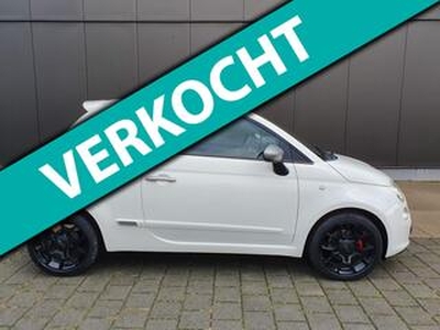 Fiat 500 0.9 TwinAir PLUS/SPORT/NAVI/PANO DAK/LEER/MF STUUR/LUXE UITVOERING