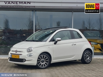 FIAT 500 0.9 TwinAir Turbo Collezione Automaat | Schuif-/Kanteldak | Navi | Airco | 16” Velgen | PDC | Cruise | LED |