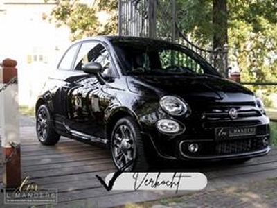 Fiat 500 1.2 Sport 2020 ZWART | Stoelverwarming | Display | Benzine