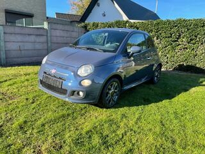 Fiat 500 1.2 Sport, airco, lm velgen, parelmoer lak. half leder/alcantara