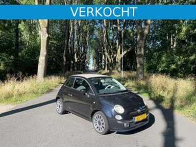 Fiat 500 UNIEK! PRACHTSTAAT! Cabrio 1.4 16v Lounge 101PK