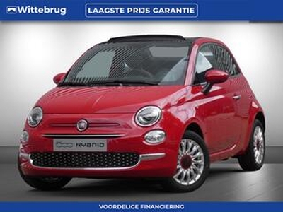 Fiat 500C 1.0 70PK Hybrid Red ! ? 6.000,- VOORDEEL! | Pack Navi | Airco