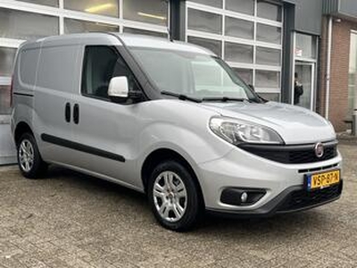 Fiat DOBLO Cargo 1.3 MJ L1H1 SX 90pk Btw en Bpm vrij Airco Cruise controle Navigatie Tussenschot Parkeerhulp achter 1e eigenaar Ex overheid Euro 5 Marge 20x op voorraad