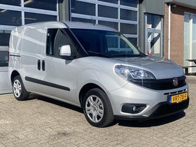 Fiat DOBLO Cargo 1.3 MJ L1H1 SX 90pk Btw en Bpm vrij Airco Cruise controle Navigatie Tussenschot Parkeerhulp achter 1e eigenaar Ex overheid Euro 5 Marge 20x op voorraad