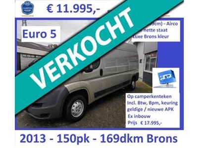 Fiat DUCATO Z. 2013 - 131pk - L3H2 - Airco - J104