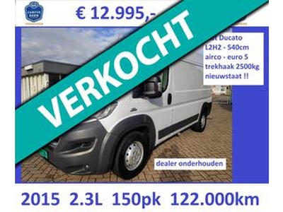 Fiat DUCATO Z. 2015 2.3L 150pk ! L2H2 airco euro 5