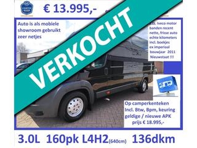 Fiat DUCATO Z. 3.0L - 160pk - L4H3!! - 136.000km - zwart