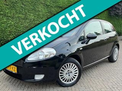 Fiat GRANDE PUNTO 1.2 AIRCO/E-RAMEN/LAGE KM/ZWART/APK 04-22/