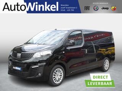 Fiat SCUDO 2.0 MultiJet L3H1 | Uit voorraad leverbaar | Navi | LED | Camera | Apple Carplay | 3-Zits | Trekhaak afn.