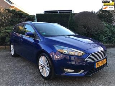 Ford FOCUS Wagon 1.0 Titanium 125pk, Navi, PDC, NAP, Zeer nette auto!