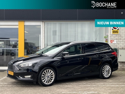 FORD FOCUS Wagon 1.0 Titanium , NL-Auto, Trekhaak, Navigatie, Incl. winterbanden, Key-less, Climate Control, Cruise Control, Parkeersensoren, Voorruit verwarming, Lichtmetaal, Park assist