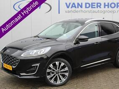 Ford KUGA 2.5-225 PK PHEV Hybrid Vignale. Technologie pack, Driver Assistance pack, Winterpack, Volledig lederen int., B&O soundsyst., Camera v+a etc., etc. Zeer luxe Ford Kuga Vignale hybrid. Fabrieksgarantie t/m 26-09-2025.