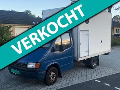 Ford TRANSIT 190 JABH 2.0 BENZINE 1988 DUBBELLUCHT!/PAARDENTRAILER!