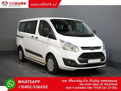 Ford TRANSIT CUSTOM ~ 2.2 TDCI Trend Incl. BTW ?10.217,- (BPM Vrij!) Tourneo/ Combi/ Kombi/ 9 Persoons/ 9 P/ Cruise/ Navi/ Airco