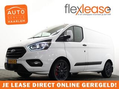 Ford TRANSIT CUSTOM 320 2.0 TDCI L1 Sportline- 3 Pers, Carplay, Navi, Park Assist, Cruise, Clima, Grijs Kenteken