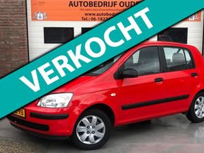 Hyundai GETZ 1.3 5DRS AUT 2003 Rood 50DKM NAP!/1E Eigenaar!