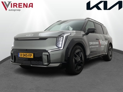 Kia EV9 Launch Edition GT-Line AWD 6-persoons 100 kWh - Open dak - Head-up Display - Navigatie - Climate Control - Adaptief Cruise Control - Stoel/Stuur Verwarming - Stoel Verkoeling - Fabrieksgarantie tot 10-2023