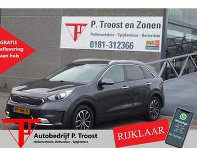 KIA Niro 1.6 GDi Hybrid BusinessLine NAVI/AIRCO-CLIMA/LEDER/L.M.VELGEN/STOEL&STUURVERW/PARKEERCAMERA.