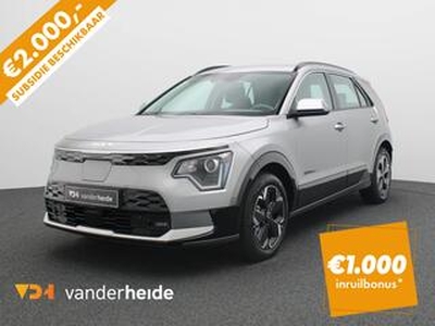 KIA Niro EV DynamicLine 64.8 kWh 204PK Warmtepomp, achteruitrijcamera, stuur/stoelverwarming, parkeerhulp achter, 17'' lichtmetaal