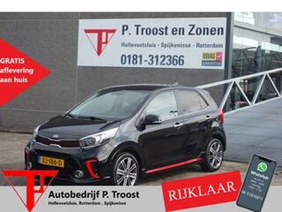 KIA PICANTO 1.0 T-GDI GT-Line 100 PK Turbo/NAVI/CLIMA/PARKEERCAMERA& P.SENSOREN/L.M. VELG/STOEL&STUUR VERW/LEDER/FULL OPTIONS !!!