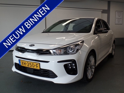 Kia Rio 1.0 TGDI GT-Line Navigatie, Deel leder, Stuurverwarming/Stoel, 17 Lm velgen, Pdc, Led verlichting, Full options GT LINE!! Bovag afleverpakket 695,-