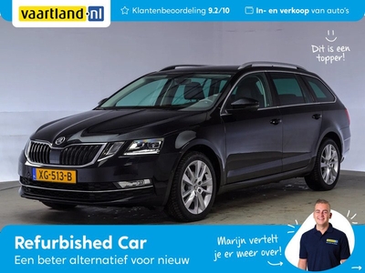 Škoda Octavia COMBI 1.5 TSI 150pk Style Business Aut. [ LED Leder Navi Trekhaak ]