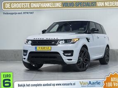 Land Rover RANGE ROVER SPORT GRIJS KENTEKEN 4.4 Aut. SDV8 EX.BTW Autobiography Vogue Leder Navigatie 339pk