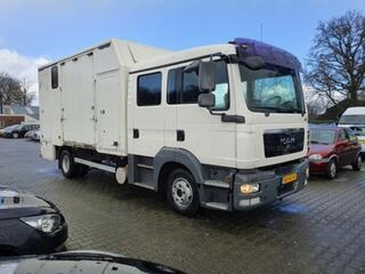 MAN TGL 8.180 (5-pers) Aut. 4X2 BL EEV *PAARDEN (2) /HORSES (2) TRAILER* AUT. *PAARDEN TRAILER- PFERDETRANSPORTWAGEN - HORSES TRAILER* *lengte: 760cm l breedte:236cm l hoogte:325cm*