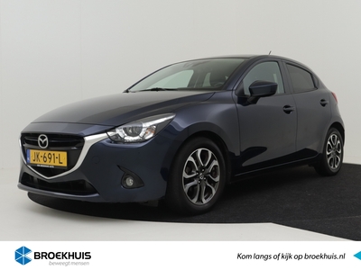 MAZDA 2 1.5 90PK Skyactiv-G GT-M | Cruise Control | Parkeersensoren Achter | Voorstoelen Verwarmd | 16'' LMV | Navigatiesysteem | Bluetooth | LED rijverlichting