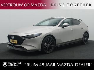 Mazda 3 2.0 e-SkyActiv-X Luxury i-Activesense automaat met Sunroof en aero pack : dealer onderhouden