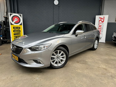 Mazda 6 Sportbreak 2.0 HP TS+165pk Automaat,Cruise Control,Navigatie,Climate Control,Stoelverwarming,PDC V+A,Trekhaak