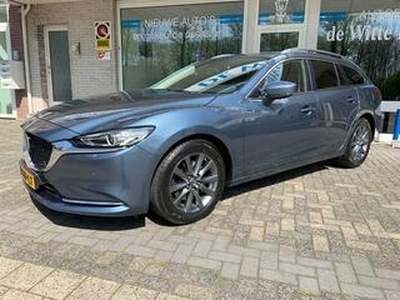 Mazda 6 SPORTBREAK 2,2 D. D-150 SKYACTIV AUTOMAAT LEDVERLICHTING ADAPT. CRUISECONTR. KEYLES ENTRY Sky Active Automaat 28.183 Kilometer !!!! DEZE AUTO IS INCLUSIEF BTW DUS VERREKENBAAR