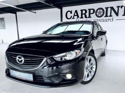 Mazda 6 Sportbreak 2.5 GT-M Autm 192PK 2014 Camera Navi Leer Dode hoek Line Assist Vol opties