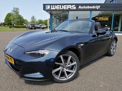 Mazda MX-5 1.5 132pk Luxury, Navi, Clima, Cruise, Android/Apple, Stoelverwa