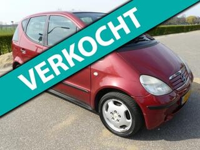 Mercedes-Benz A-KLASSE 160 Elegance 2000, Airco, Trekhaak, Nieuw Subframe, draagarm, stabilisatorstang, voorbanden, en remleiding!