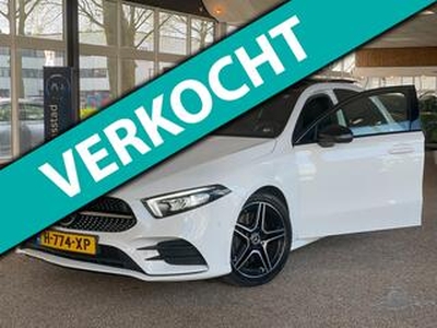 Mercedes-Benz A-KLASSE 220 Prem Plus|AUT|AMG Pack|Pano|Camera|Navi|Burmester|Night|Dodehoeksensor|Widescreen|Sfeerverlichting